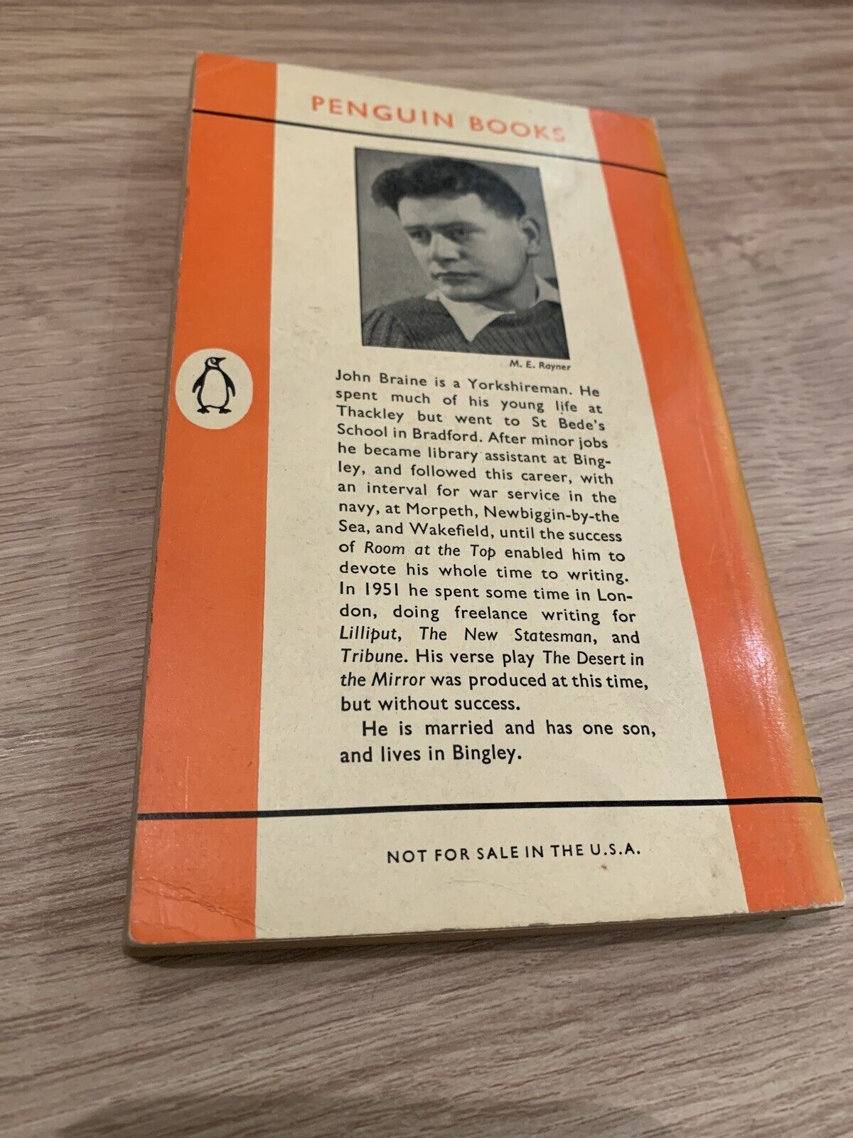 Room At The Top - John Braine - Penguin 1361 1959 