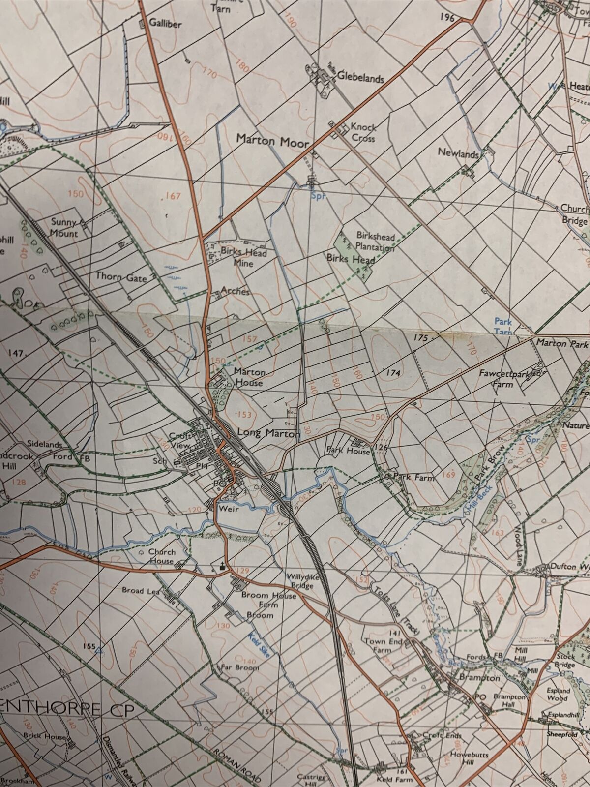 APPLEBY IN WESTMORLAND - Ordnance Survey Pathfinder Map Sheet 578 1989