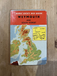 WETMOUTH & SOUTH DORSET Ward Locks Red Guide Hardback Dust Jacket Maps Photos