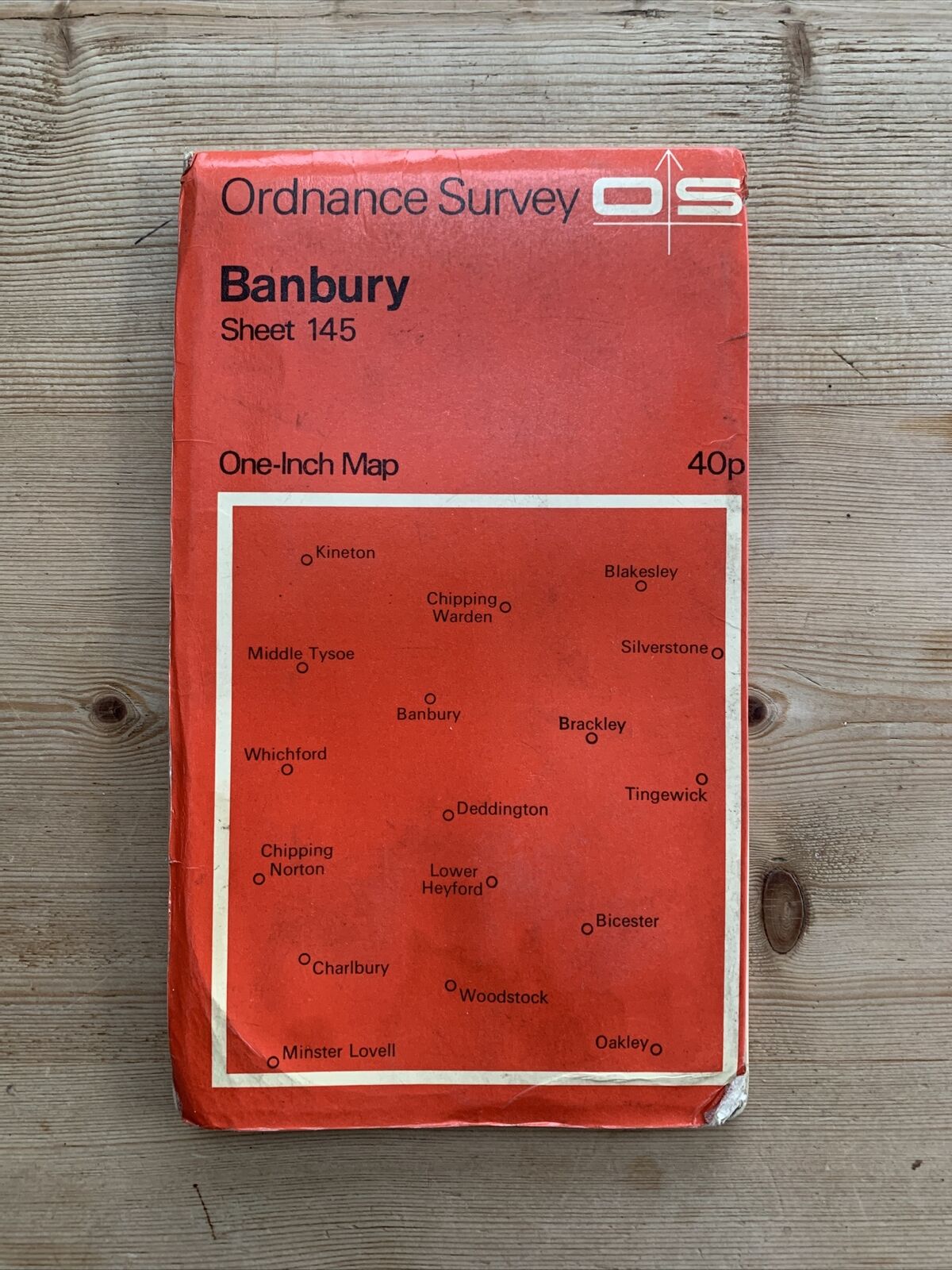 BANBURY Bicester Chipping Norton - Ordnance Survey One Inch Map Sheet 145 1968