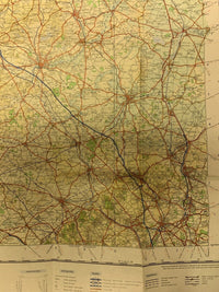 The Midlands  - Ordnance Survey Map Quarter Inch Sheet 13 - 1973