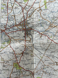 COVENTRY & RUGBY Ordnance Survey Sixth Edition CLOTH One inch 1946 Sheet 132