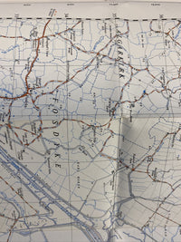 KIRTON (Linc.) 1956 Ordnance Survey Sheet TF33 2 & Half Inch MAP Forsdyke