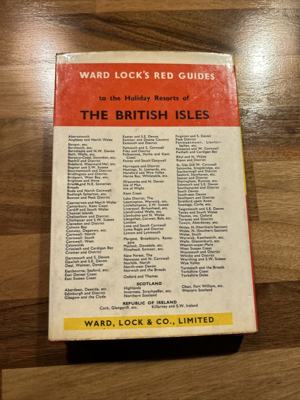 EDINBURGH AND DISTRICT - Ward Locks Red Guide Hardback Dust Jacket Maps 1963