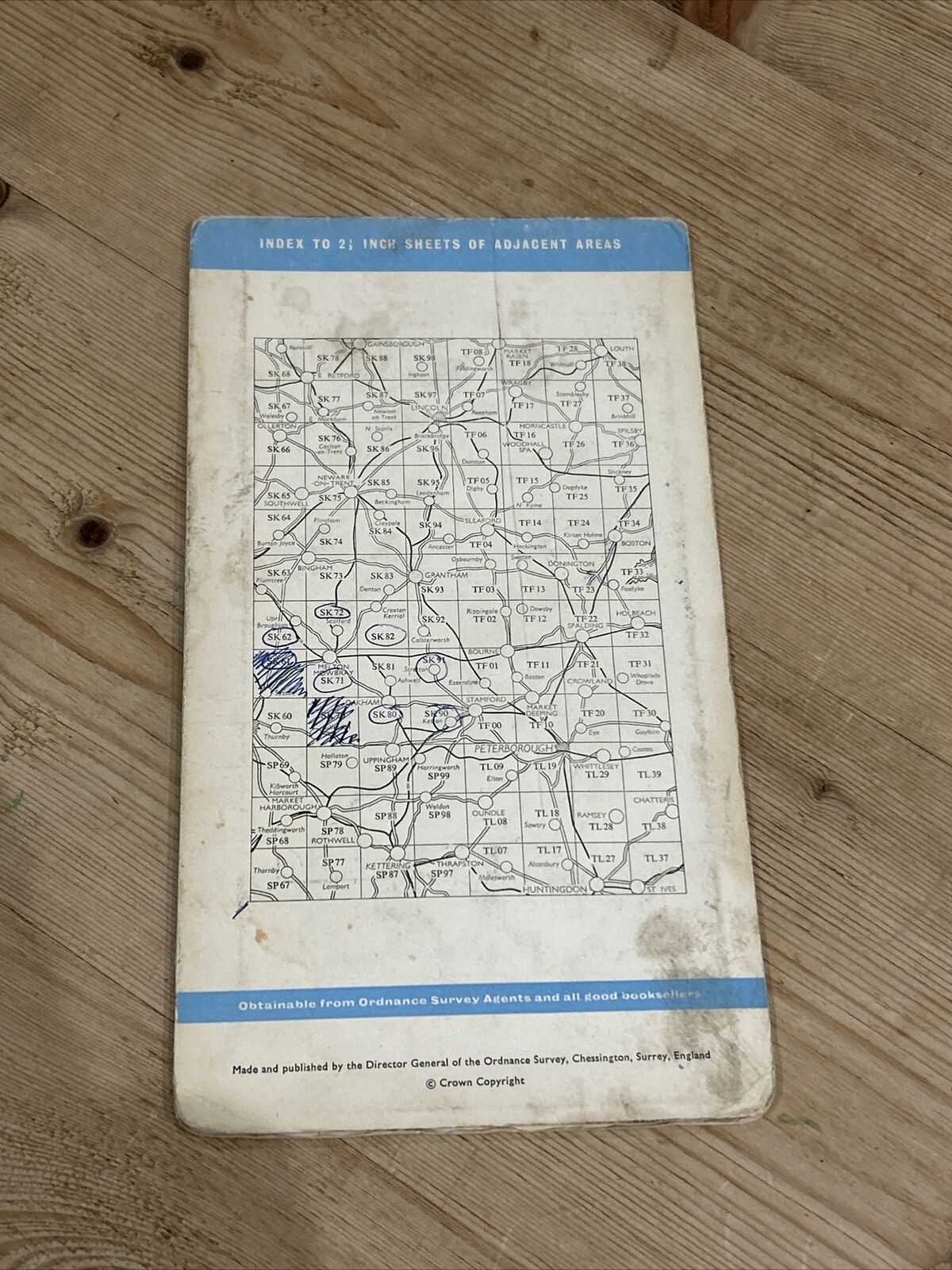 BILLESDON Ordnance Survey Sheet SK70 2 & Half Inch MAP 1951 Owston Lowesby