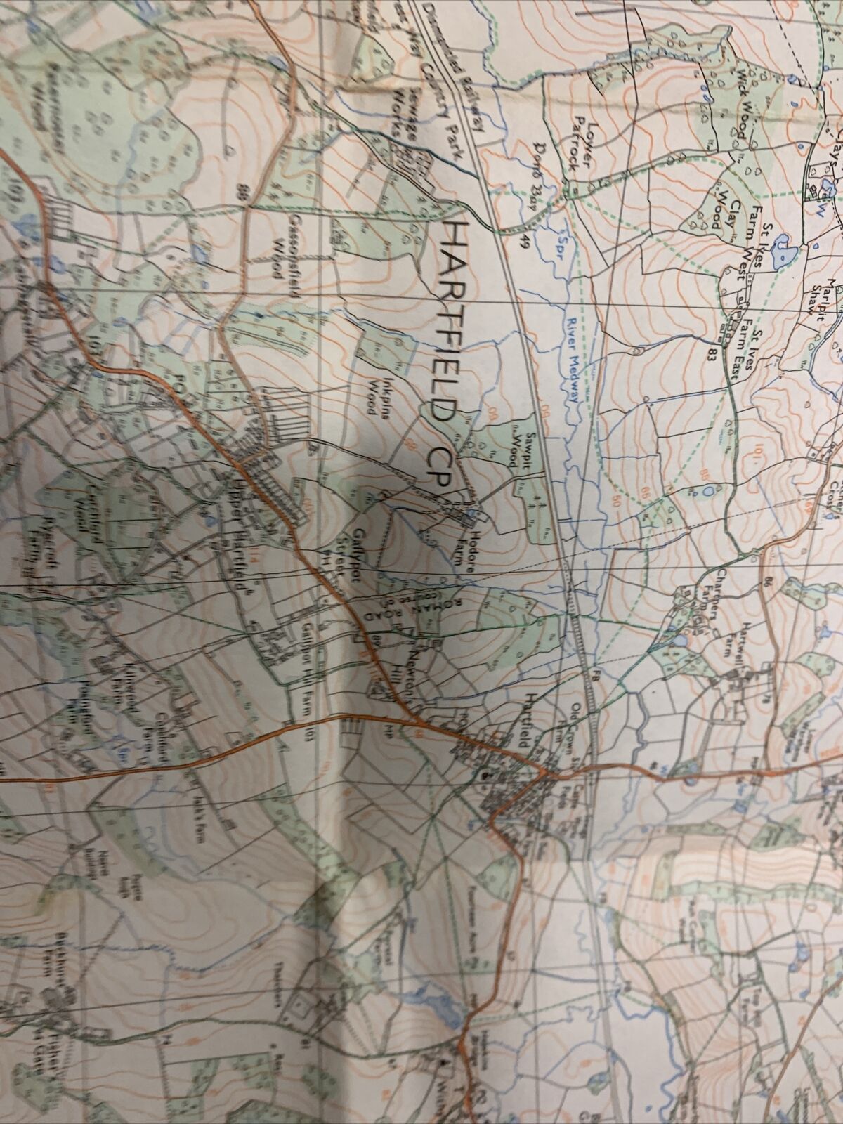 ROYAL TUNBRIDGE WELLS & FOREST ROW Ordnance Survey Map Pathfinder - 1982 TQ43/53