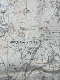 CHIPPING Ordnance Survey 1:25,000 First Series 1958 Sheet SD64 Lancs Yorkshire