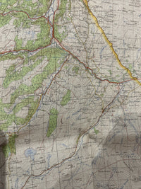 SNOWDON 1962 Edition Ordnance Survey One Inch Map Sheet 107 Llanrwst Bethesda