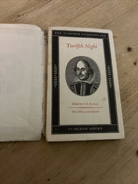 PENGUIN SHAKESPEARE No B1 1949 TWELFTH NIGHT What You Will Dust Jacket