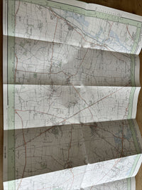 PAPWORTH EVERARD & SWAVESEY Ordnance Survey Pathfinder Map 981 TL26/36 1986