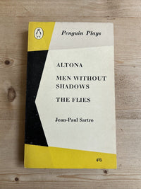 PENGUIN PLAYS JEAN-PAUL SARTRE PL14 1962 Altona Men Without Shadows The Flies