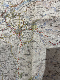 HUDDERSFIELD Ordnance Survey Seventh Series Paper 1 Inch Map Sheet 102 1954