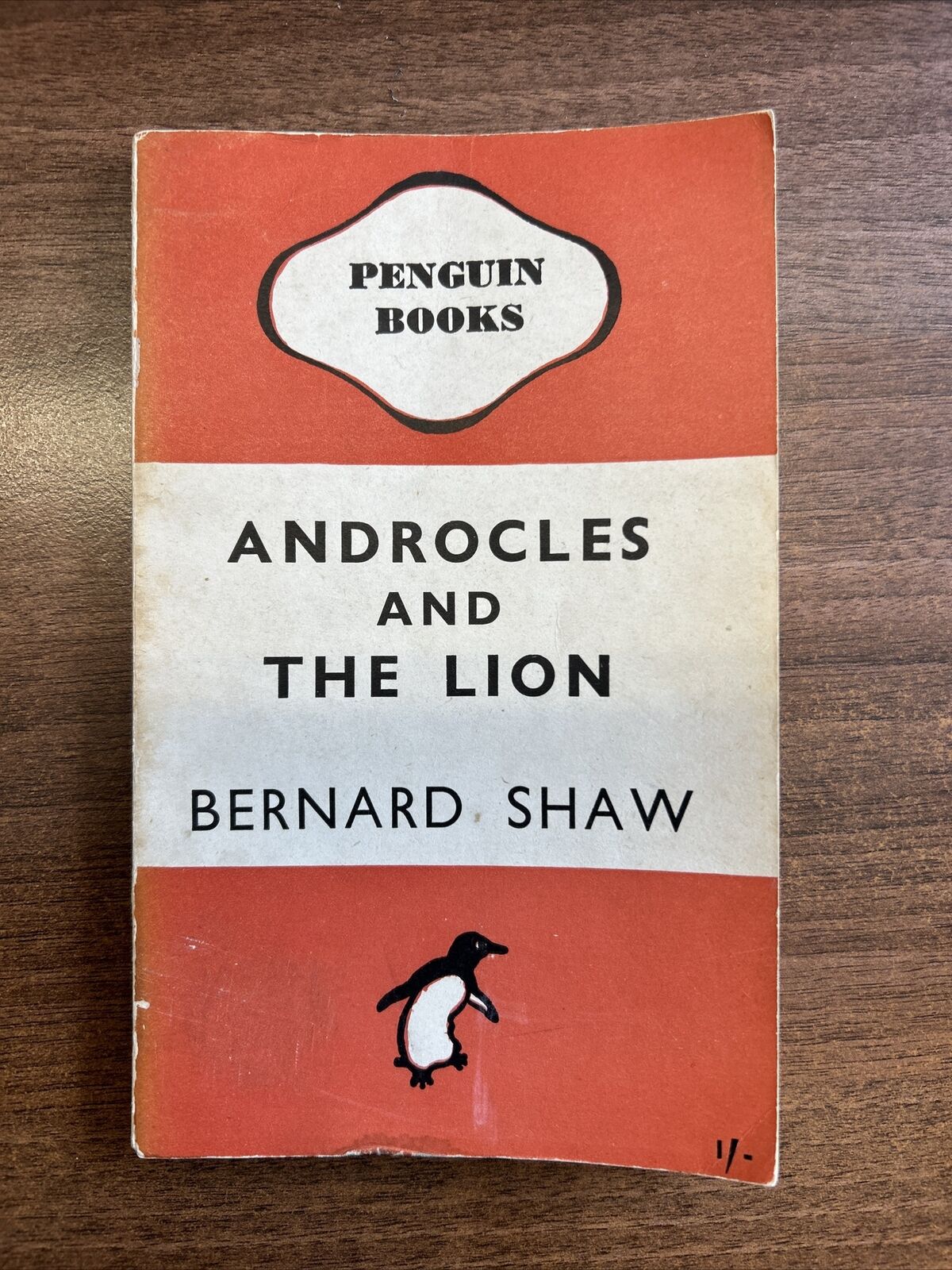 ANDROCLES AND THE LION By Bernard Shaw - Penguin Books No 566 1946