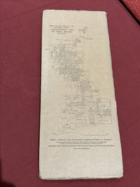 THE BORDER England Ordnance Survey CLOTH Sheet 1 Quarter Inch Map 4th Ed 1946