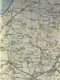 PWLLHELI Ordnance Survey Seventh Series Paper One Inch Map Sheet 115 1962 Nefyn