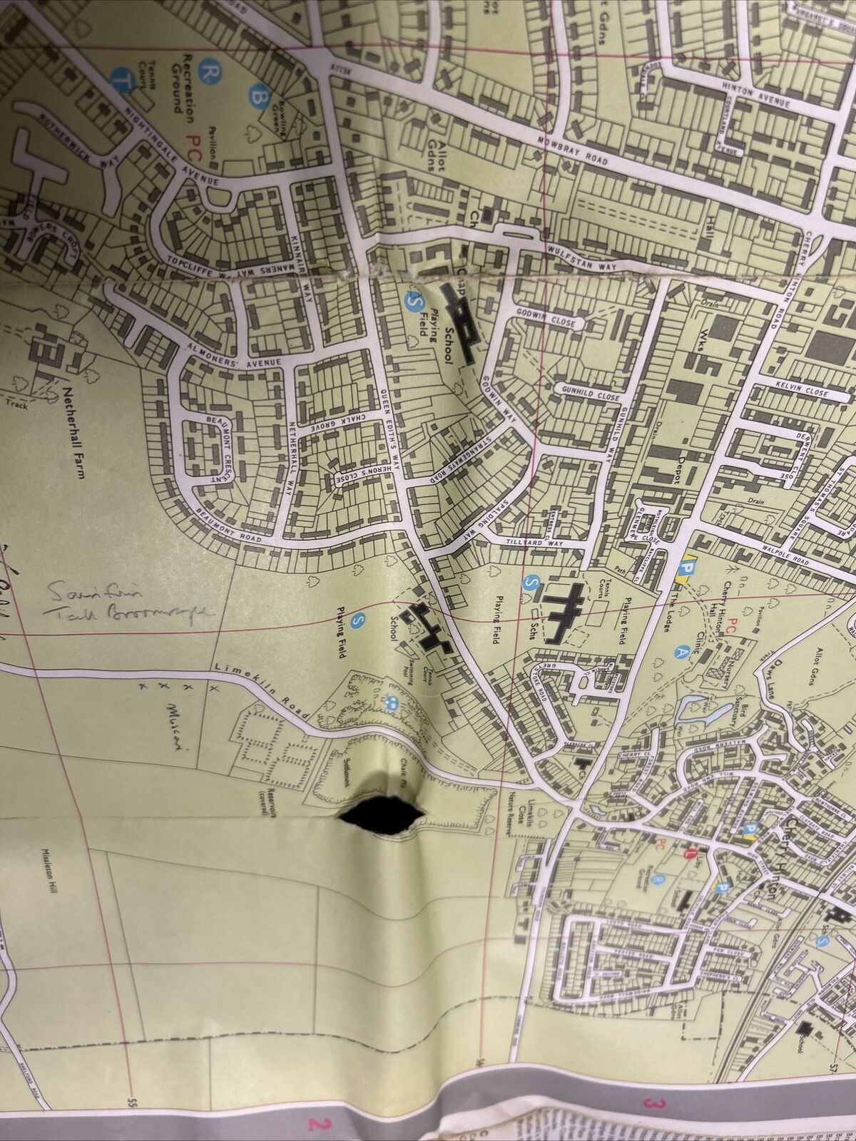 CAMBRIDGE 1979 Ordnance Survey City Map