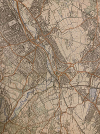 FARNHAM & GODALMING Pathfinder Ordnance Survey Sheet SU84/94 1:25000 1980