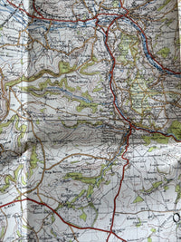 BRISTOL & STROUD Ordnance Survey Paper Map 1946 Sixth Series Sheet 156 Wickwar