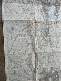 WARRINGTON Ordnance Survey Second Series 1:25,000 Map SJ68/78 Altrincham Hale