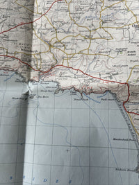 PEMBROKE Ordnance Survey Seventh Series Paper One inch 1952/60 Sheet 151 Wales