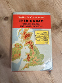 SHERINGHAM CROMER RUNTON North Norfolk Ward Locks Red Guide Dust Jacket Maps