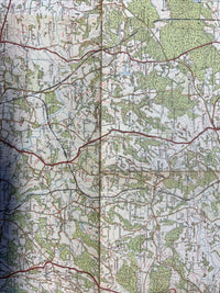 TUNBRIDGE WELLS Ordnance Survey Cloth One In Map 1920 Sheet 125 Kent Lingfield