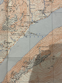 WAST WATER Eskdale Ordnance Survey Sheet NY10 1:25000 1961 Lakes Lake District