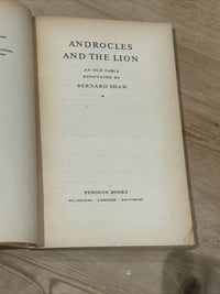 ANDROCLES AND THE LION, Bernard Shaw, Penguin Paperback 1954 No 566