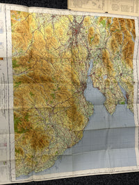 FIRTH OF FORTH Sheet 7 Fifth Series Paper Ordnance Survey Quarter Inch 1964