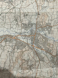 BRIDPORT Pathfinder 1317 Ordnance Survey Sheet 1:25000 1987 Powerstock