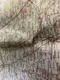 TEESDALE Lake District Bartholomew - Half Inch Map 1965 No 35 Barnard Castle