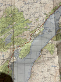 LOCH AWE CLOTH Ordnance Survey 1956 Seventh Series No 52 Lochgilphead Shuna