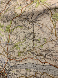 EXETER Ordnance Survey - Cloth Sixth Series 1-inch 1946 Sheet 176 Sidmouth