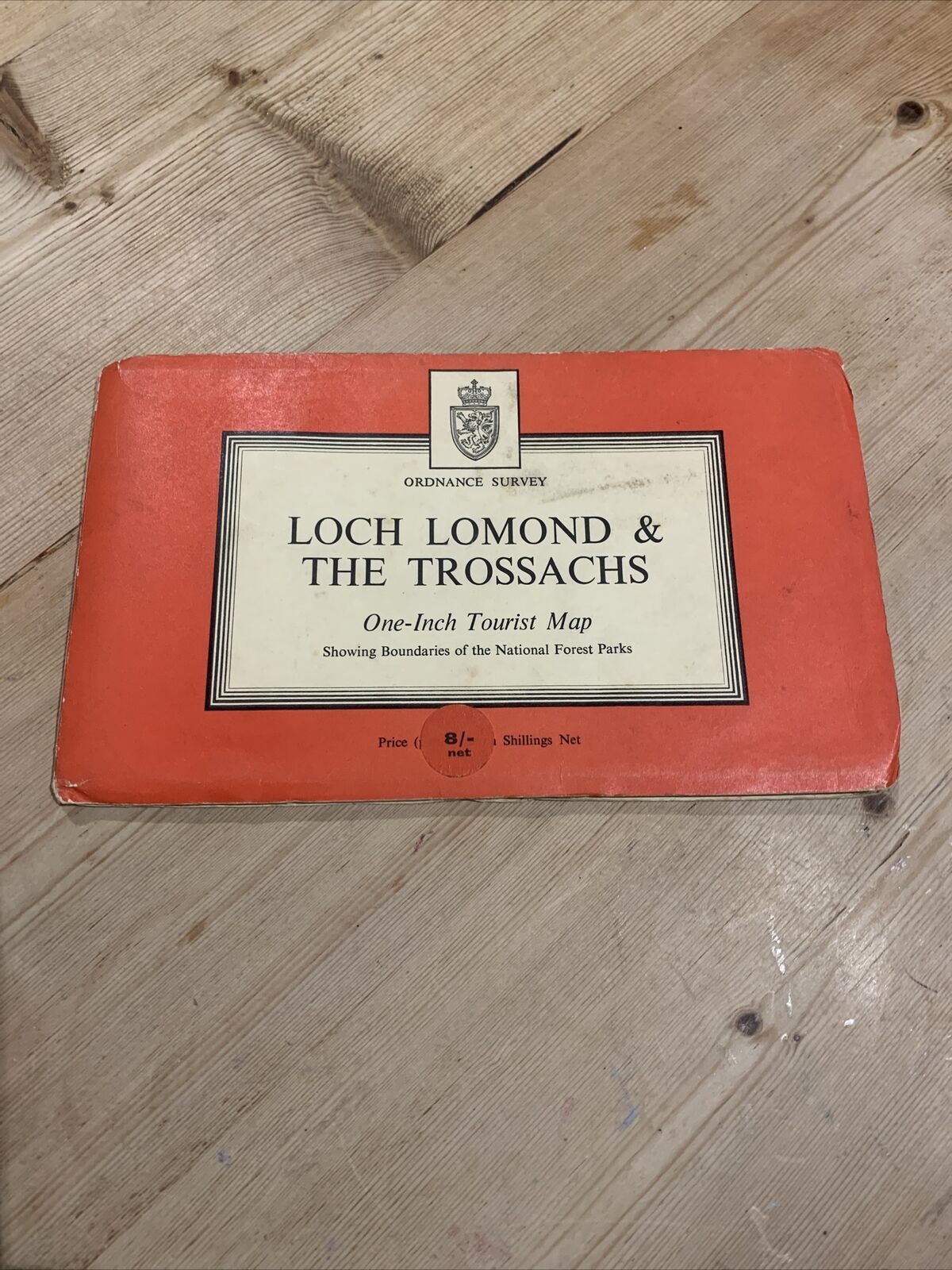 LOCH LOMOND & THE TROSSACHS Ordnance Survey 1 Inch Tourist Map 1960 Callander