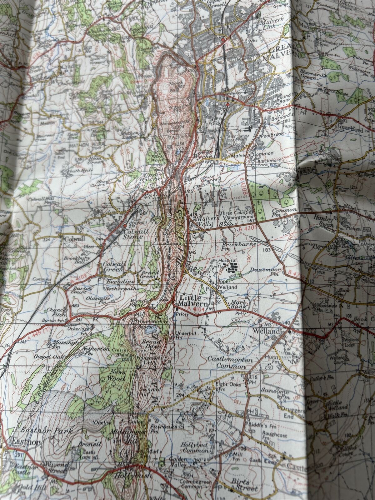 GLOUCESTER & MALVERN Ordnance Survey Seventh Series Paper 1 inch 1968 Sheet 143