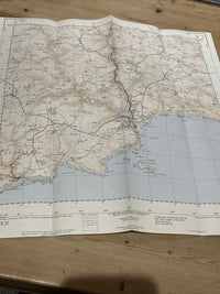 LOOE Ordnance Survey Sheet SX25 Map 1:25000 First Series 1965 Morval Pelynt