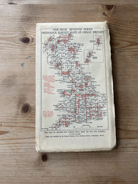 TRURO & FALMOUTH Ordnance Survey CLOTH Seventh Series Map 1 Inch 1961 Sheet 190