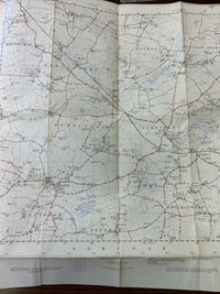 HINGHAM - Ordnance Survey 2 & Half Inch Sheet TG00 1955 Kimberley Garveston