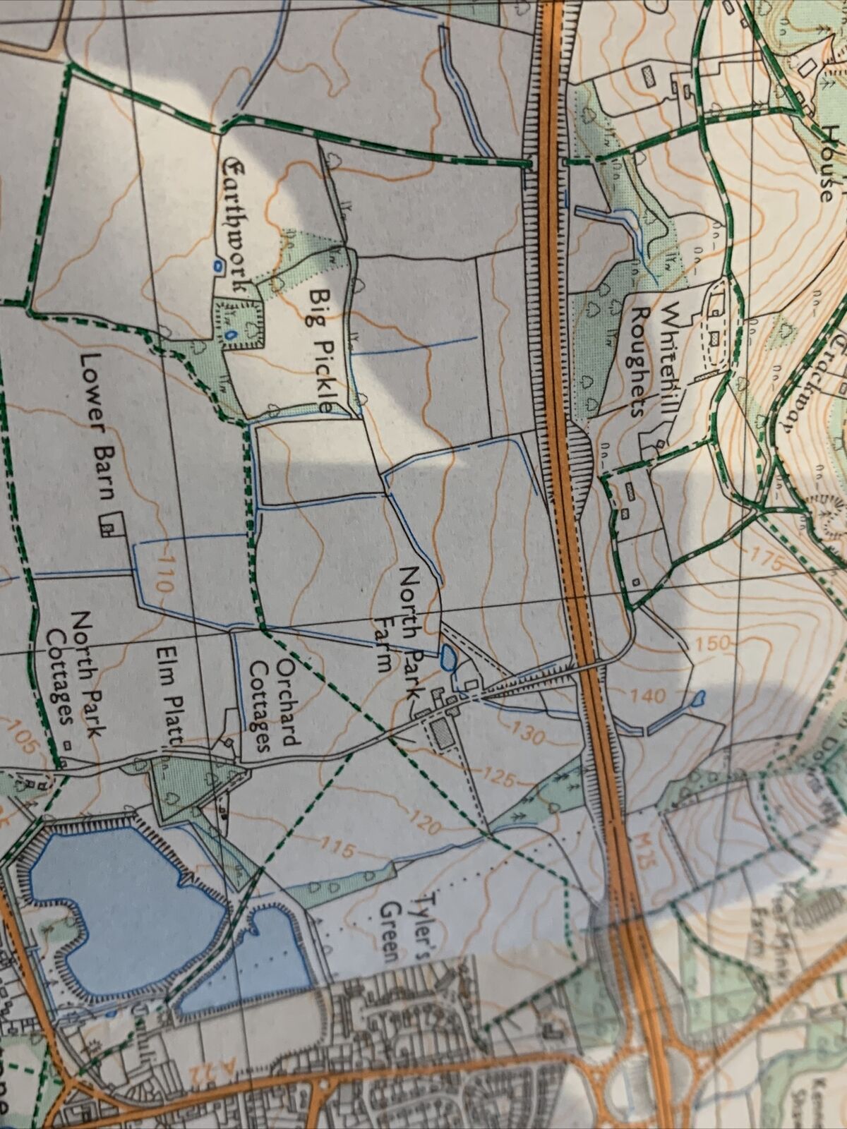 CATERHAM Redhill Godstone - Pathfinder Ordnance Survey 1:25000 1978 TQ25/35