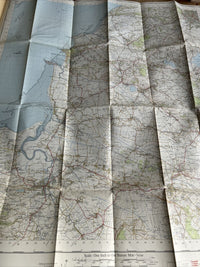 WESTON SUPER MERE Ordnance Survey Seventh Series Paper 1-inch 1958 Sheet 165