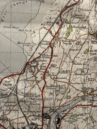 LANCASTER & KENDAL Ordnance Survey CLOTH 6th Series 1947 Sheet 89 One Inch