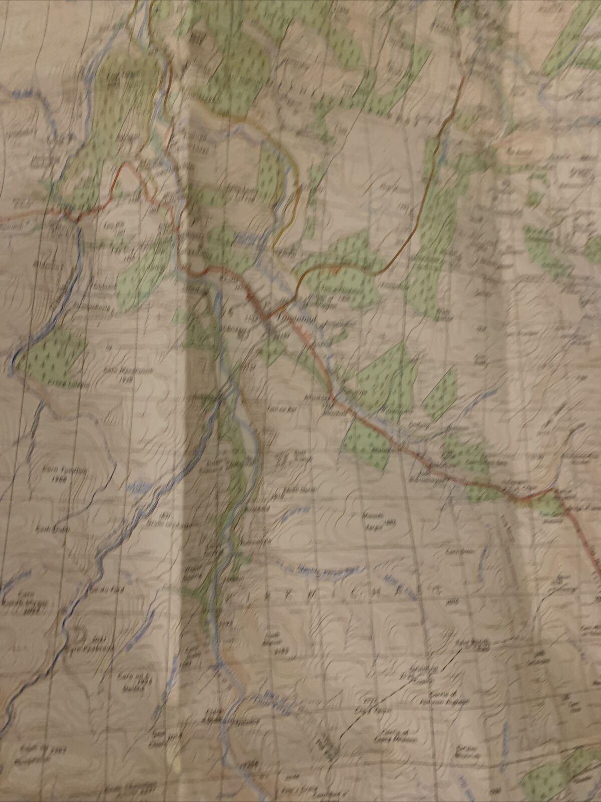 Grantown & Cairngorm No 38 1971 Revision  Ordnance Survey One Inch Map