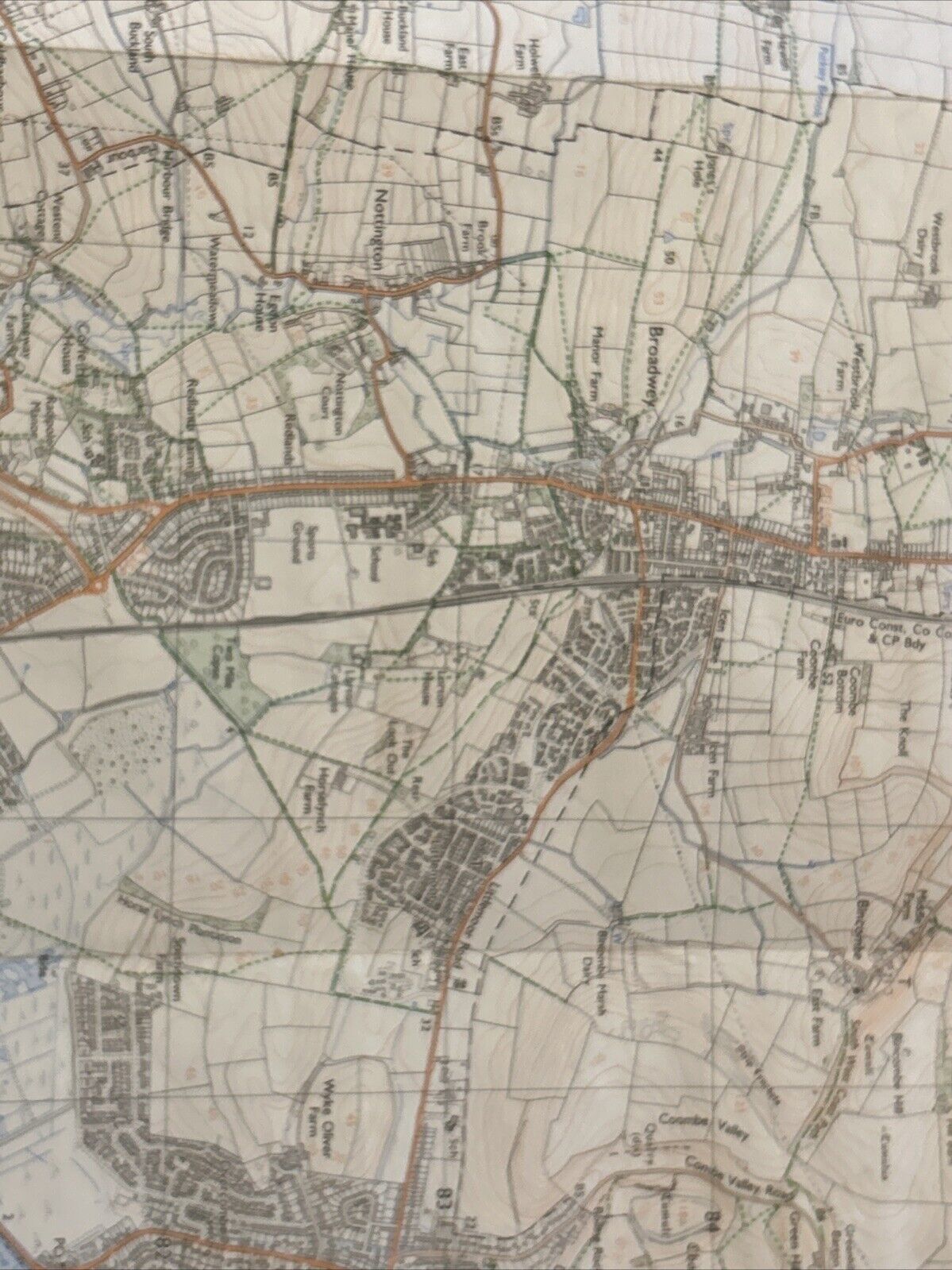 DORCHESTER South & OSMINGTON Pathfinder 1332 Ordnance Survey Sheet 1:25000 1992