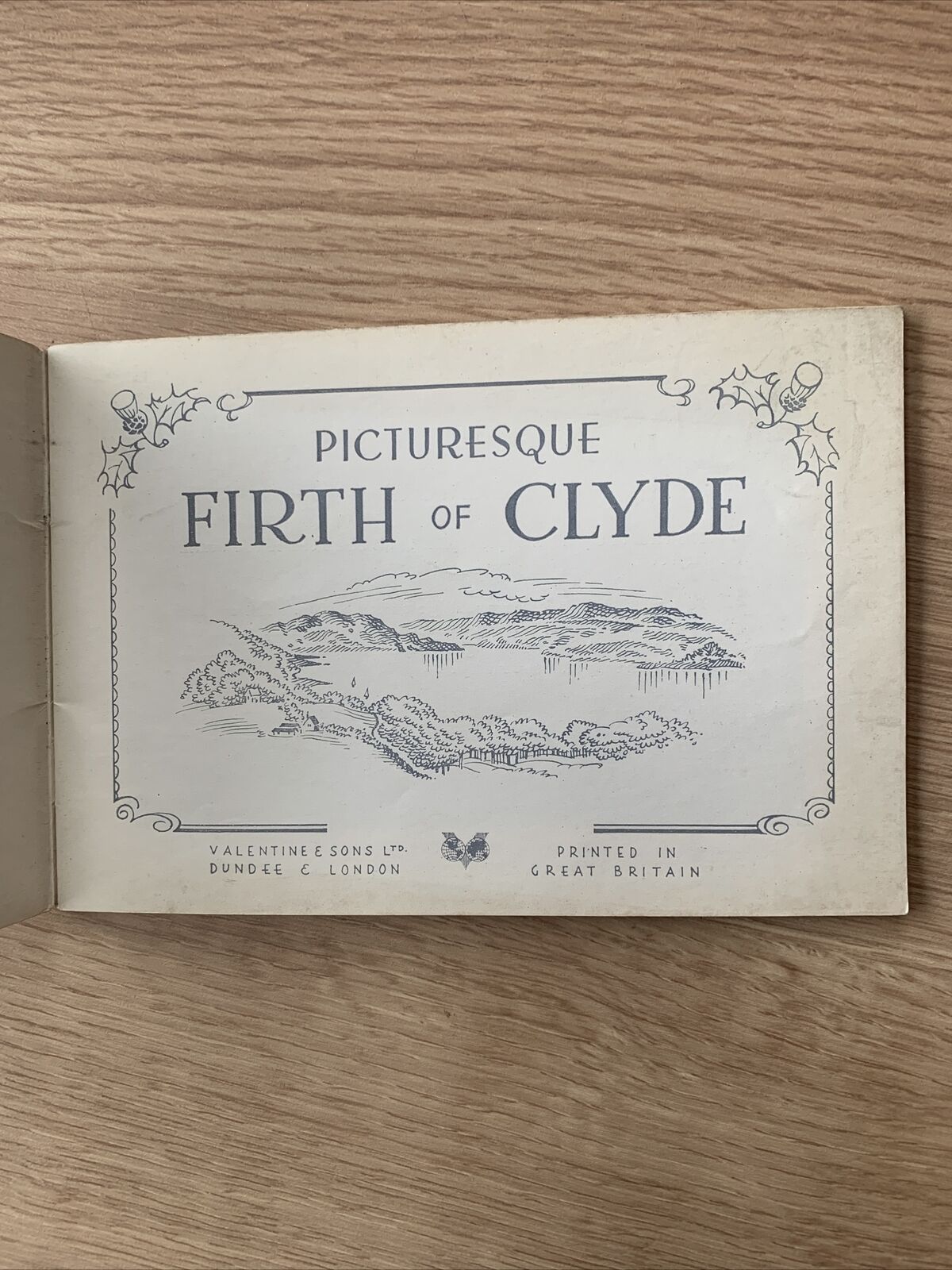 Firth of Clyde - Valentine & Sons - Souvenir Pictures Good Condition 1950s