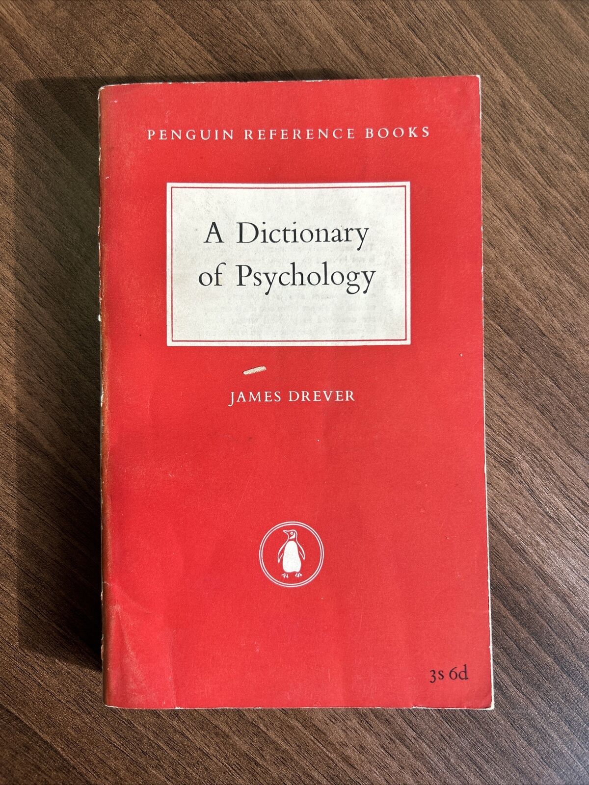 A PENGUIN DICTIONARY OF PSYCHOLOGY R5 1951 Penguin Reference Books Red Cover