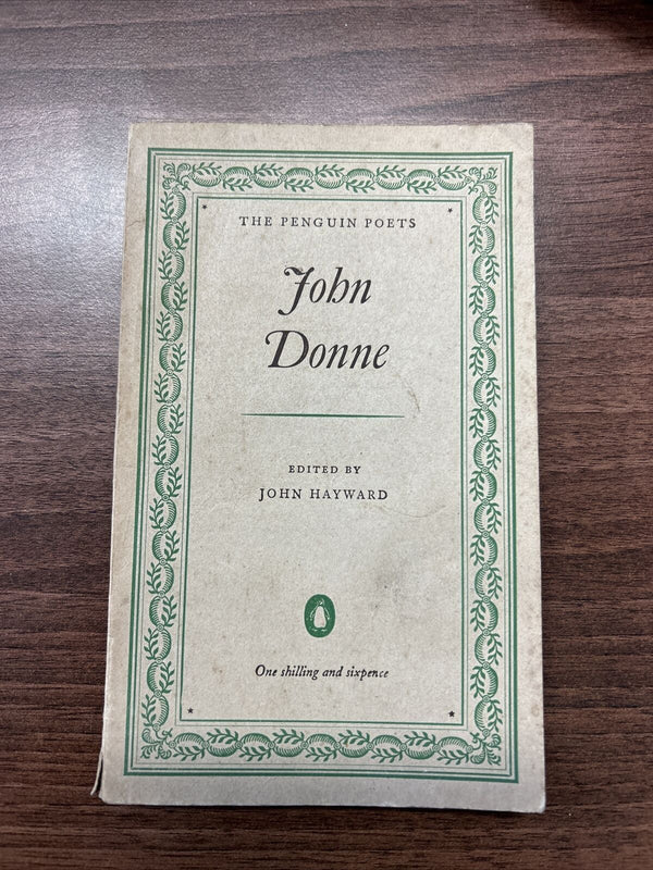 THE PENGUIN POETS John Donne 1950 D13 First