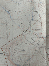 PORLOCK Ordnance Survey Sheet SS84 Two & Half Inch MAP 1962 Luccombe