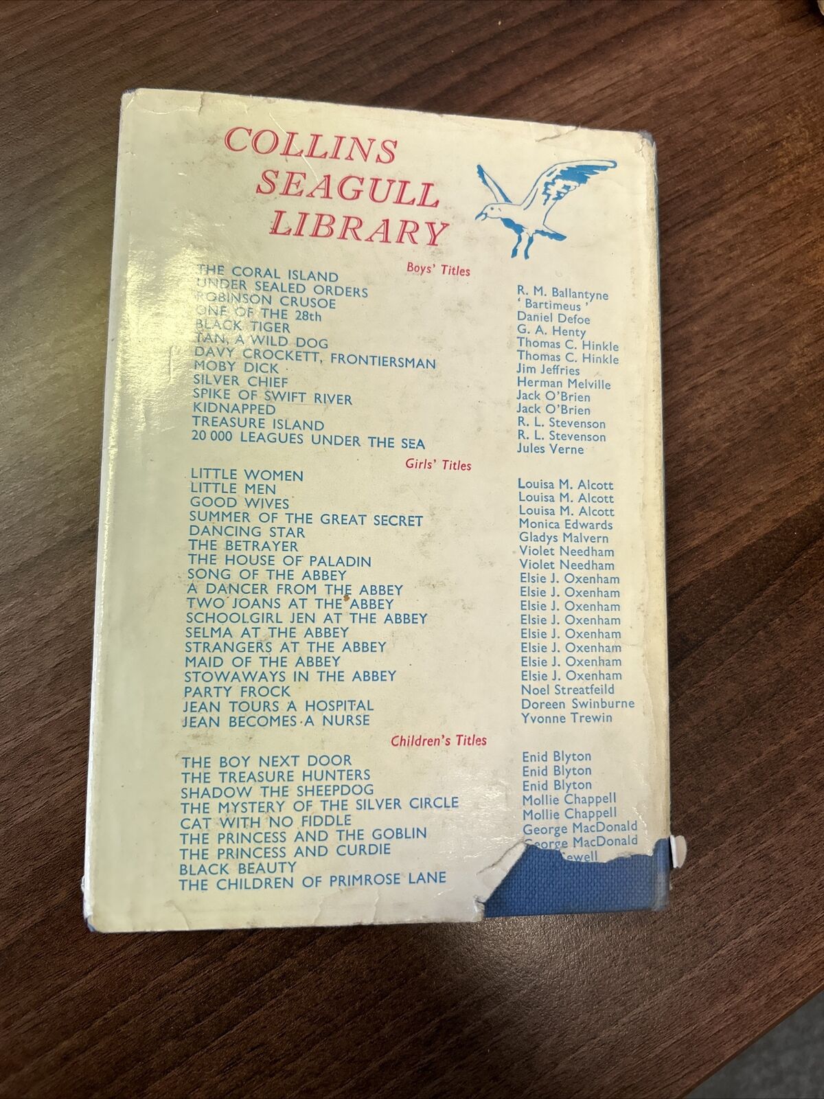 THE SONG AT THE ABBEY Elsie B Oxenham Collins 1957 Hardback Jacket Schoolgirls