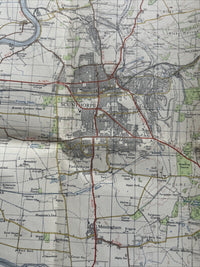 GAINSBOROUGH Ordnance Survey Seventh Series One inch 1962 Sheet 78 Scunthorpe