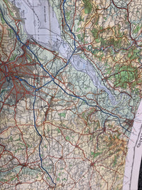 SOUTHERN ENGLAND Ordnance Survey Map Quarter Inch Sheet 16 1973 Southampton